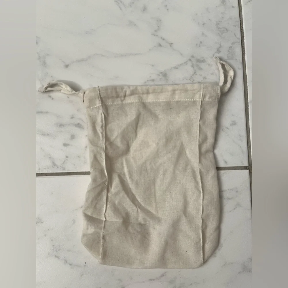 Aesop Cream Cotton Mesh Drawstring Pouch